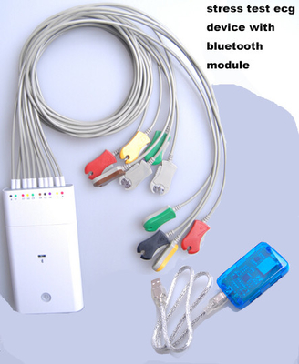Icv1200 Wireless Ecg Machine Bluetooth Module Conenction With 12 Leads