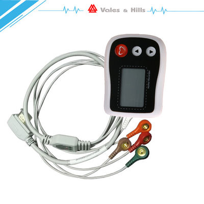Handheld Smart 24 Hour Holter ECG Recorder With CE Certification ,  CV3000