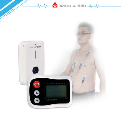 Handheld Smart 24 Hour Holter ECG Recorder With CE Certification ,  CV3000