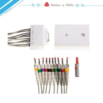 Small Smart Automatic Measurement Wireless ECG Machine For IOS , White