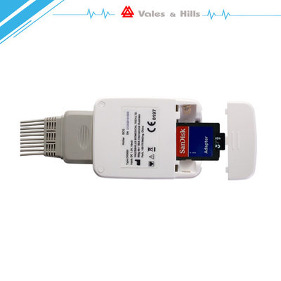 Cv3000 White Color 12 Channel Ambulatory Ecg Monitoring With Lcd Display