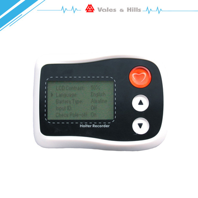 LED Screen Holter ECG System SD Card / USB Communication With Analysis Function