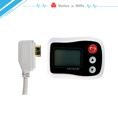 LED Screen Holter ECG System SD Card / USB Communication With Analysis Function