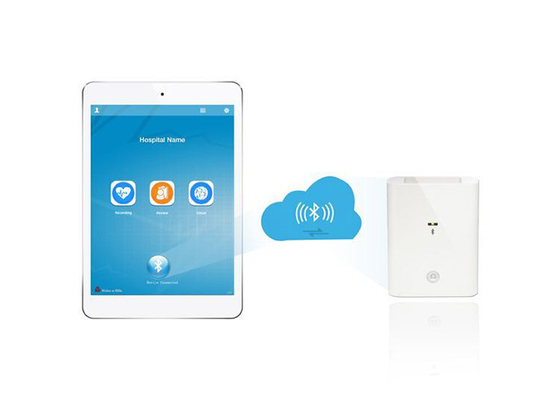 Bluetooth Resting iPhone ECG Device 12 channel Hand Held ECG With CE/FDA