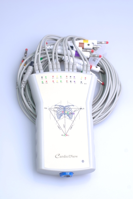 White and grey Pc-based Ecg With Monior CV200 128MB RAM  USB connection